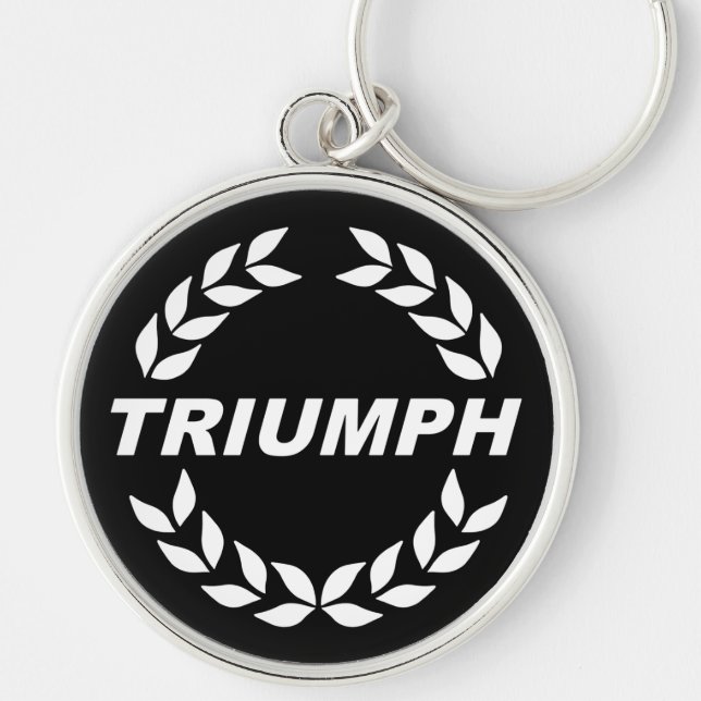 Triumph Laurel Wreath Key Ring (Front)