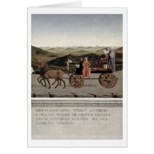 Triumph of Battista Sforza, Duchess of Urbino. Bat
