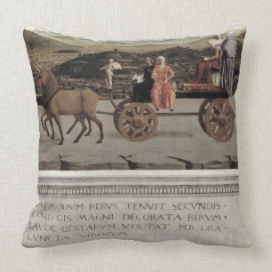 Triumph of Battista Sforza, Duchess of Urbino. Bat Cushion