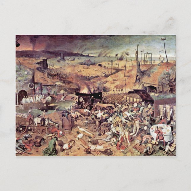 Triumph Of Death By Bruegel D. Ä. Pieter Postcard (Front)