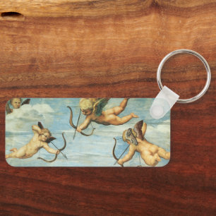 Triumph of Galatea Angels detail by Raphael Sanzio Key Ring