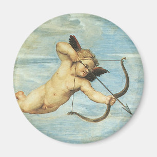 Triumph of Galatea Angels detail by Raphael Sanzio Magnet