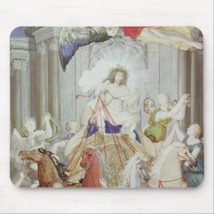 Triumph of King Louis XIV of France Mouse Pad