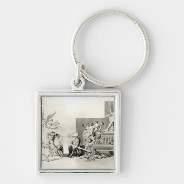 Triumph of the French People over the Monarchy Key Ring (Front)