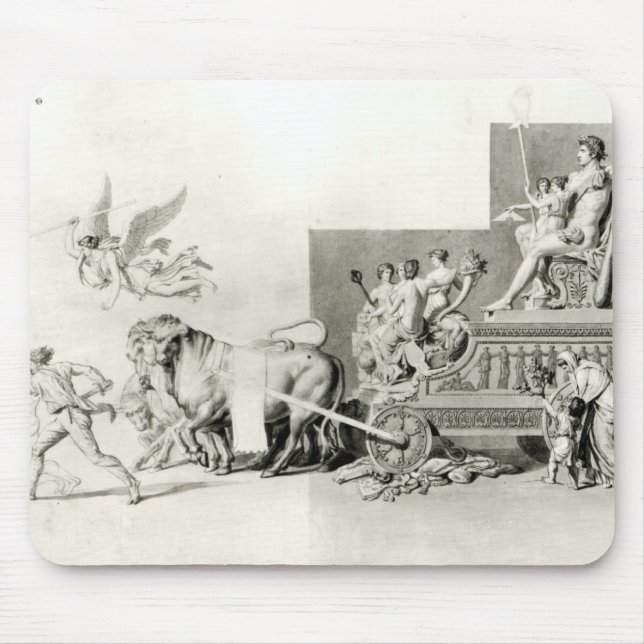 Triumph of the French People over the Monarchy Mouse Pad (Front)