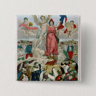 Triumph of the Republic, 1875 15 Cm Square Badge