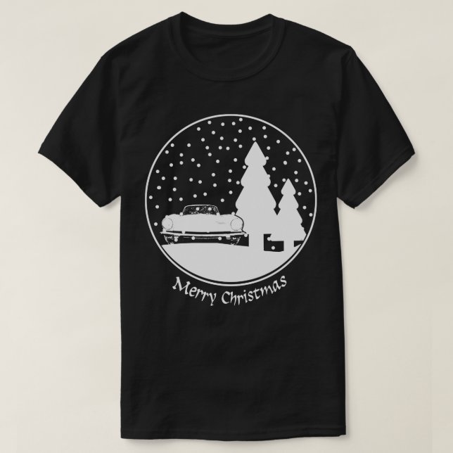Triumph Spitfire 1970s British classic Christmas s T-Shirt (Design Front)