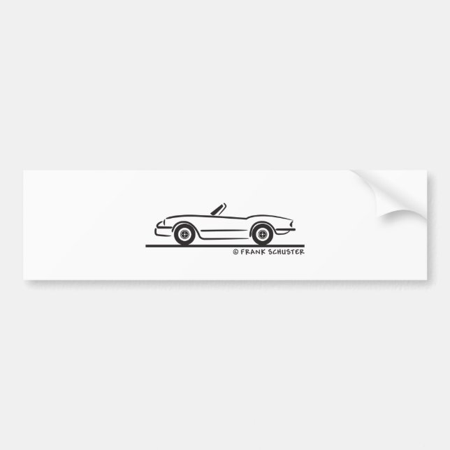 Triumph Spitfire Bumper Sticker (Front)