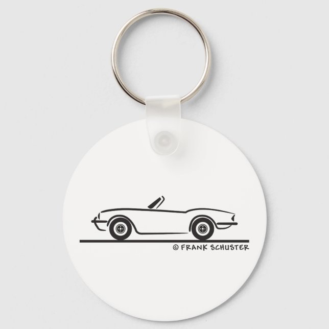 Triumph Spitfire Key Ring (Front)