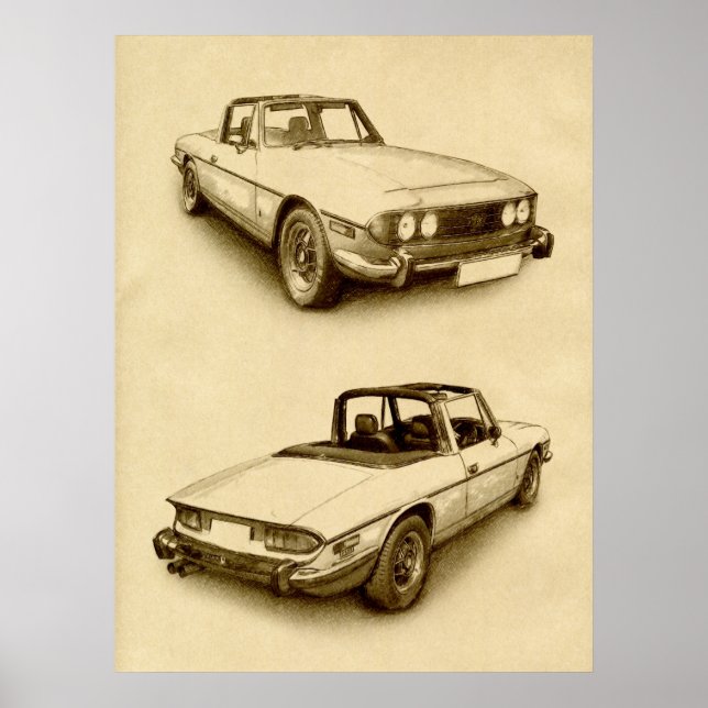 Triumph Stag Poster (Front)