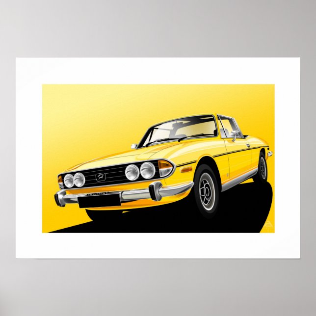 Triumph Stag Poster illustration (Front)