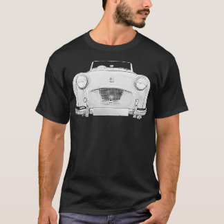Triumph TR2 1950s British classic monochrome T-Shirt