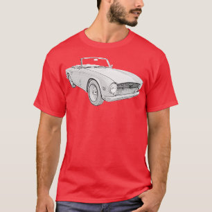 Triumph TR6 1970s classic sports monochrome T-Shirt