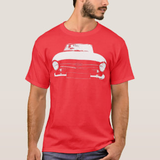 Triumph TR6 classic British sports car white block T-Shirt