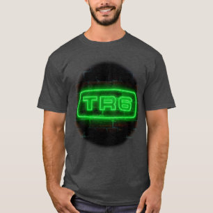 Triumph TR6 classic emblem neon T-Shirt
