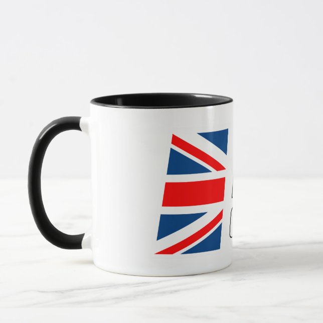 Triumph TR6 Flag logo Mug (Left)