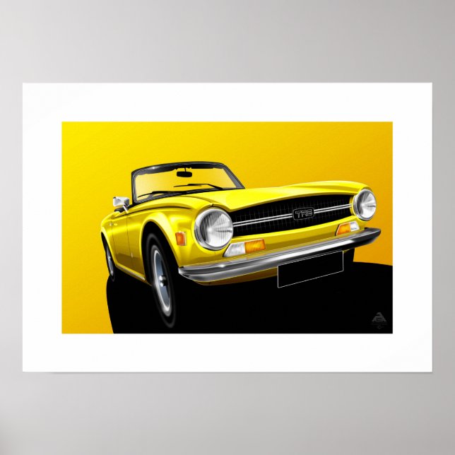 Triumph TR6 Poster (Front)