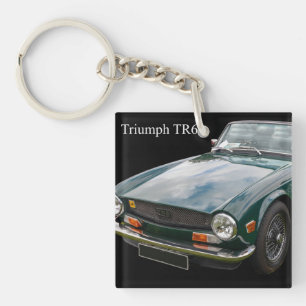 Triumph TR6 Sports Car Key Ring