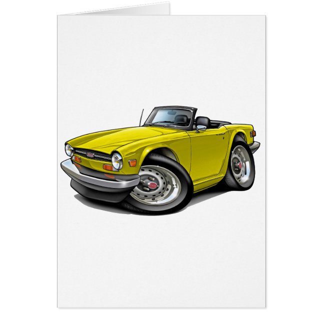 Triumph TR6 Yellow Car (Front)