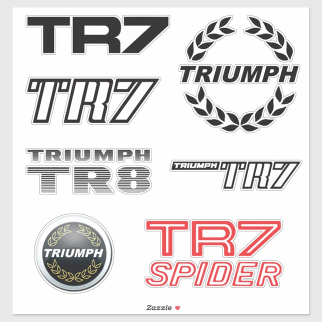 Triumph TR7 Badging Theme (Sheet)