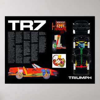 Triumph TR7 Engineering  Poster