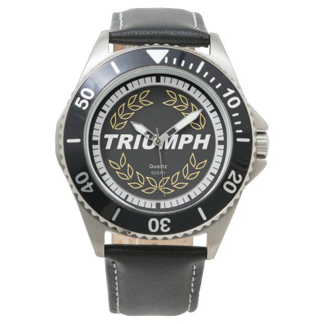 Triumph TR7 Laurel Wreath  Watch (Front)
