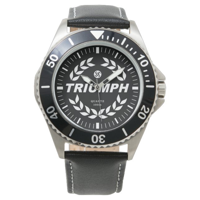 Triumph TR7 Laurel Wreath  Watch (Front)