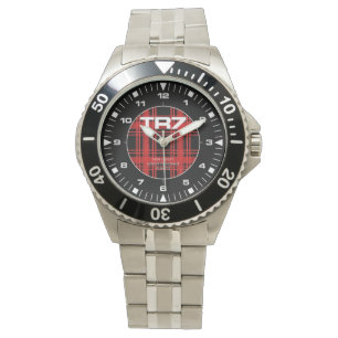 Triumph TR7 - Red Tartan Detail - Divers Watch