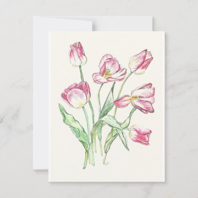 Triumph Tulips on invitations. Pick your size. Invitation (Front)