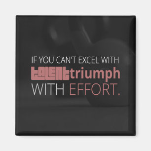 Triumph With Effort Refrigerator Sport Magnet