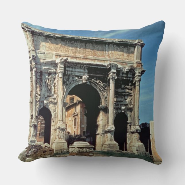 Triumphal Arch of Septimius Severus, dedicated in Cushion (Front)