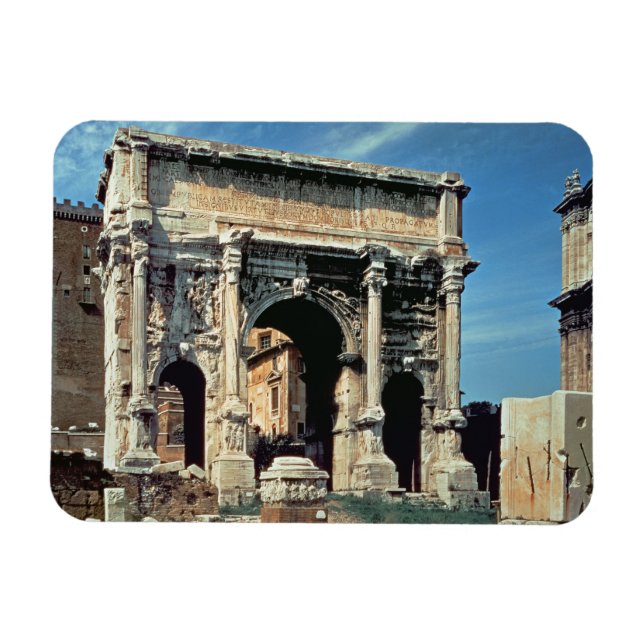 Triumphal Arch of Septimius Severus, dedicated in Magnet (Horizontal)