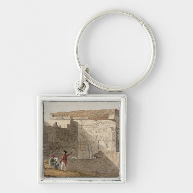 Triumphal Arch, Tripoli, plate 4 from 'A Narrative Key Ring (Front)