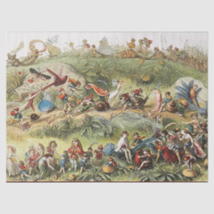 Triumphal March of The Elf King, Fairies,Goblins Tissue Paper
