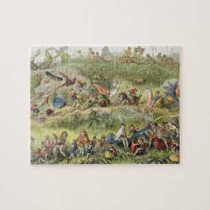 Triumphal March of the Elf-King, illustration from Jigsaw Puzzle