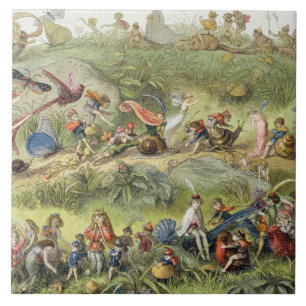 Triumphal March of the Elf-King, illustration from Tile