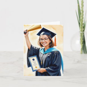 Triumphant Cheers - A Toast to Your Success Card