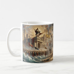 Triumphant Echoes Through Ancient Ruins Mug