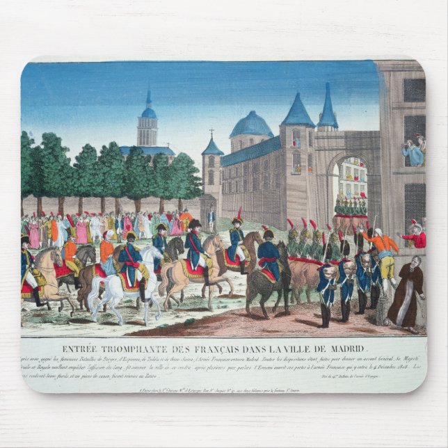 Triumphant Entry of the French into Madrid Mouse Pad (Front)
