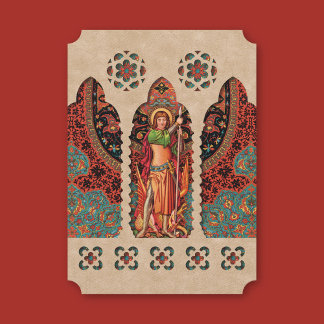Triumphant Saint George Card