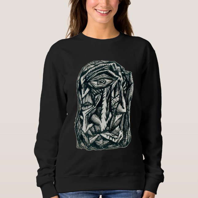 Triumvirate, ink drawing, Sweatshirt (Front)