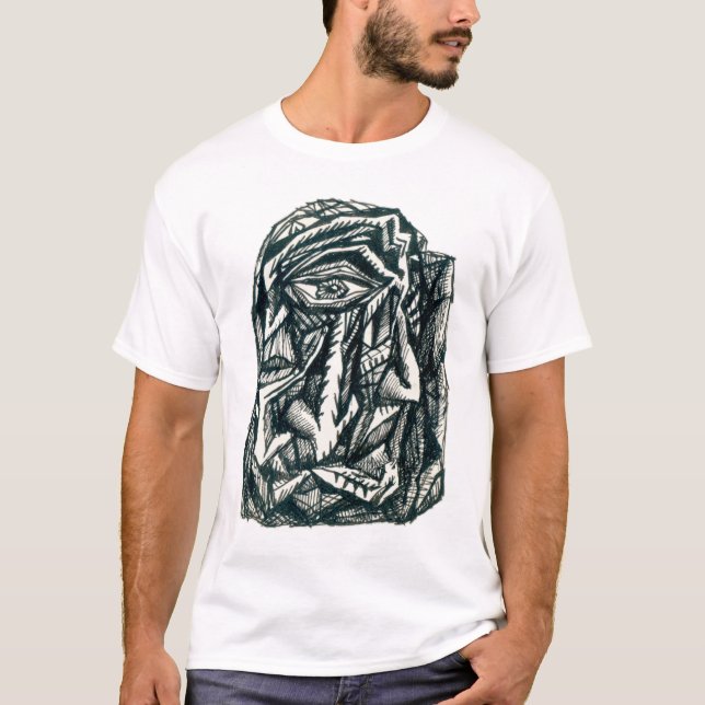 Triumvirate, ink drawing, T-shirt (Front)