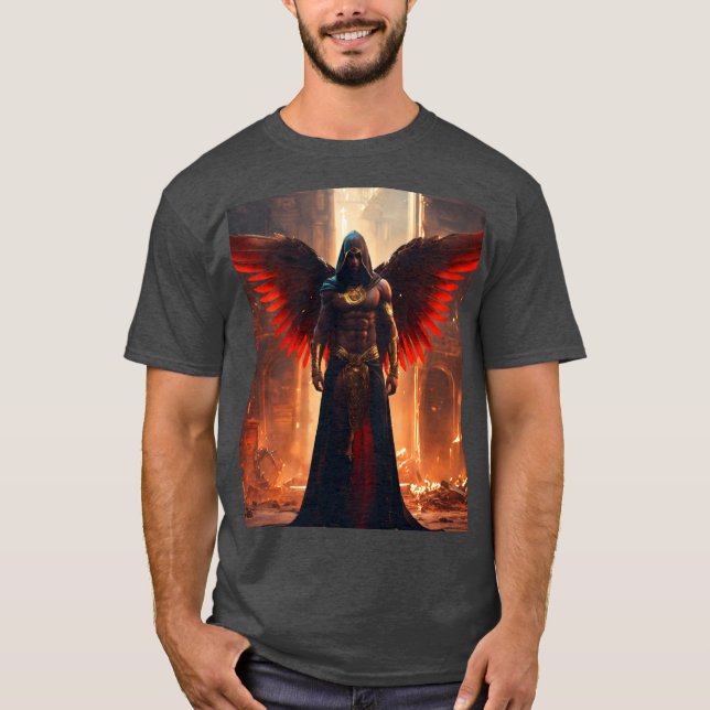 "Triumvirate: Man, Devil, Angel Esports Tee (Front)