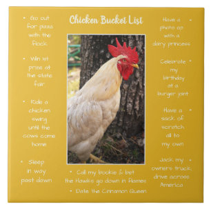 Trivet Tile-Chicken Bucket List