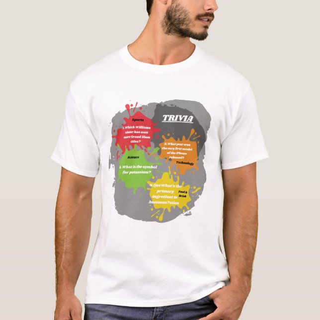 Trivia Questions T-Shirt (Front)