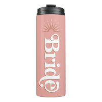 TRIXIE 70's Retro Groovy Hippie Blush Bride