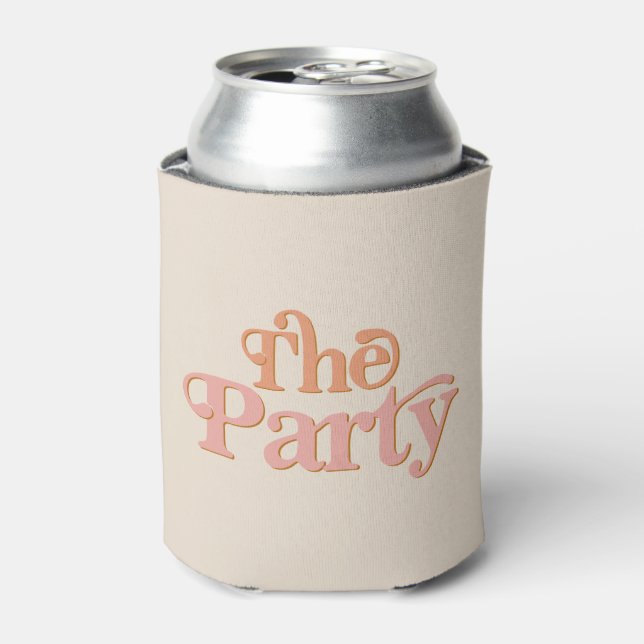 TRIXIE Retro 70's The Party Bachelorette Group Can Cooler (Can Front)