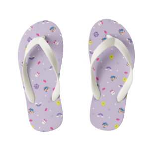TRK - Purple Pattern Kid's Thongs