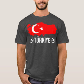 Trkiye Map National Team Fan T-Shirt