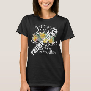 Trmp Cruise Ship Vacation 2030 Shipwreck Survivor T-Shirt